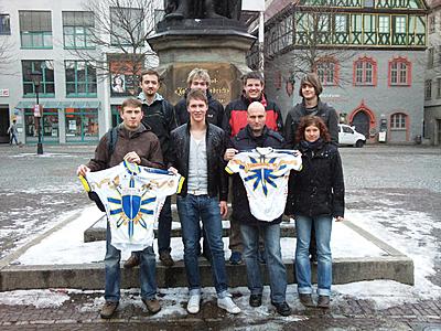 JENATEC-Rennteam nach dem Teamtreff in Jena