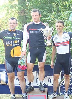 Plätze 1-3 der Elite: Fabian Brzezinski, Sascha Berger, Sven Kuschla (v.l.n.r.)