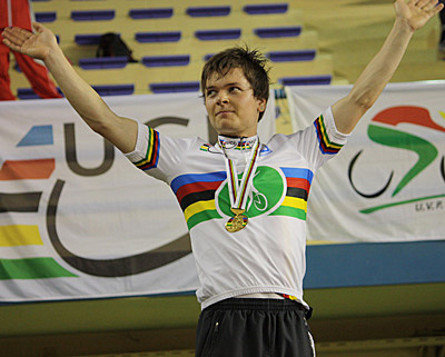 Weltmeister David Schnabel ist «Radsportler des Monats». Foto: Stefan Thomé