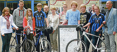 Die Rennrad-AG der Osterrath-Realschule - Foto: privat