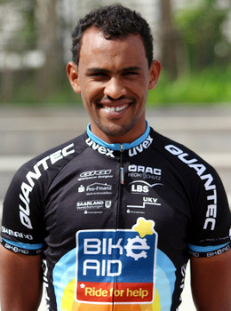 Mekseb Debesay vom Team Bike Aid. Foto: Archiv/Bike Aid