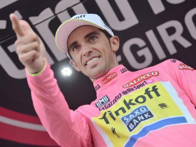 Alberto Contador hat seinen zweiten Giro-Sieg sicher. Foto: Luca Zennaro